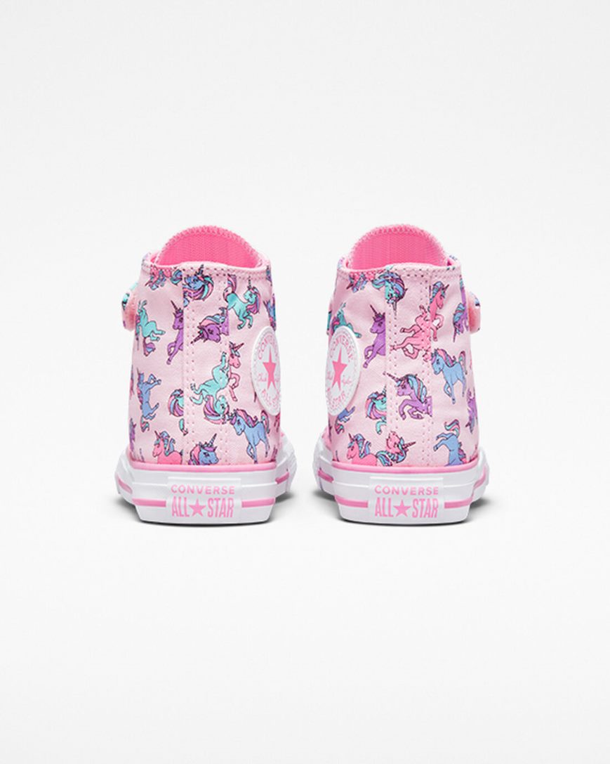 Zapatillas Altas Converse Chuck Taylor All Star Easy-On Unicorns Niño Rosas Azules | PE 25W74E